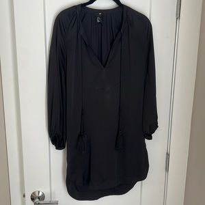 Black h&m tassel dress/tunic
